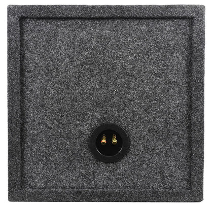 (2) Kicker 50CWCS124 CompC 12" SVC Subwoofers+Sealed Sub Box Enclosure CWCS124