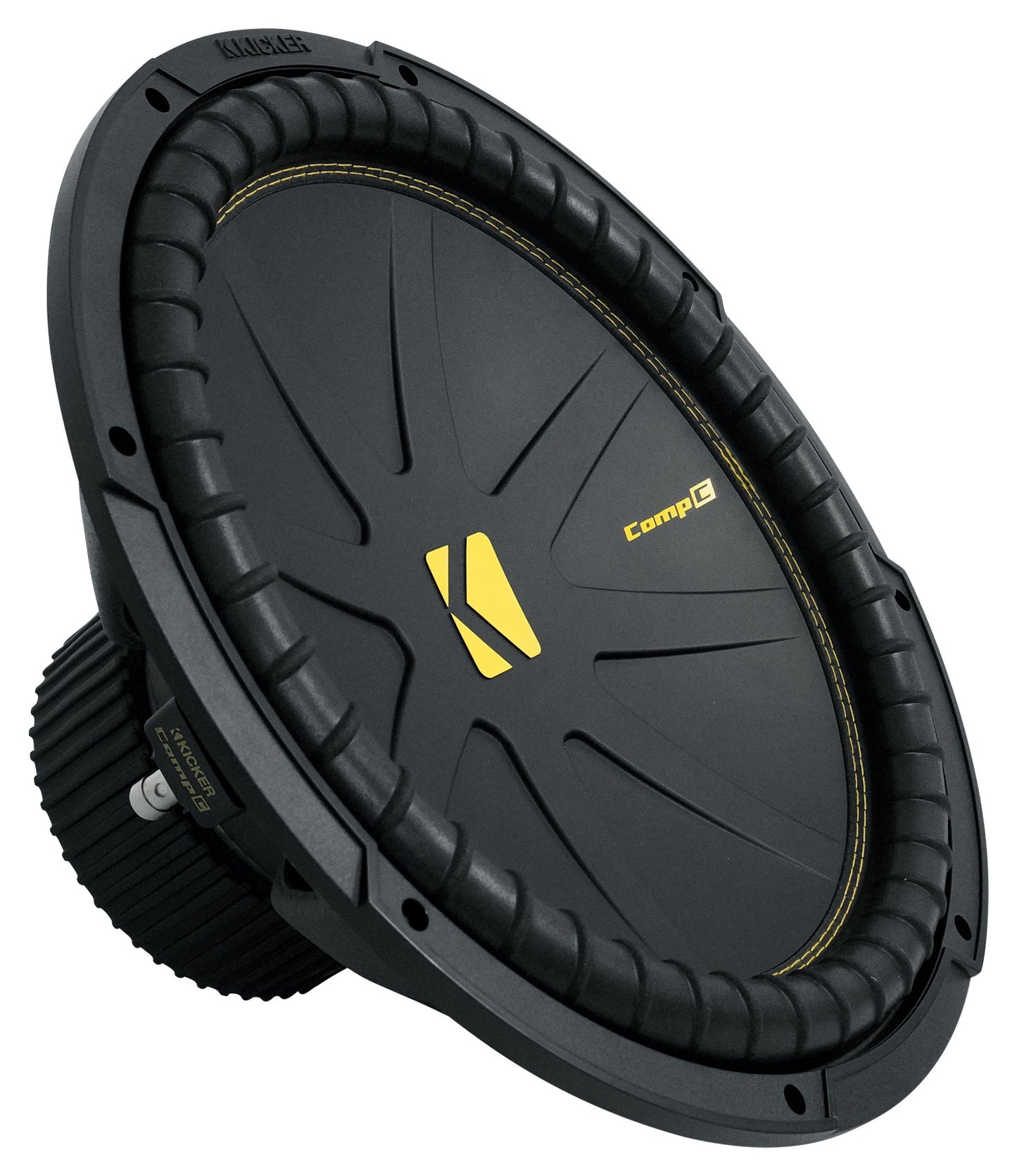 (2) Kicker 50CWCS154 CompC 15" SVC Subwoofers+Sealed Sub Box Enclosure CWCS154