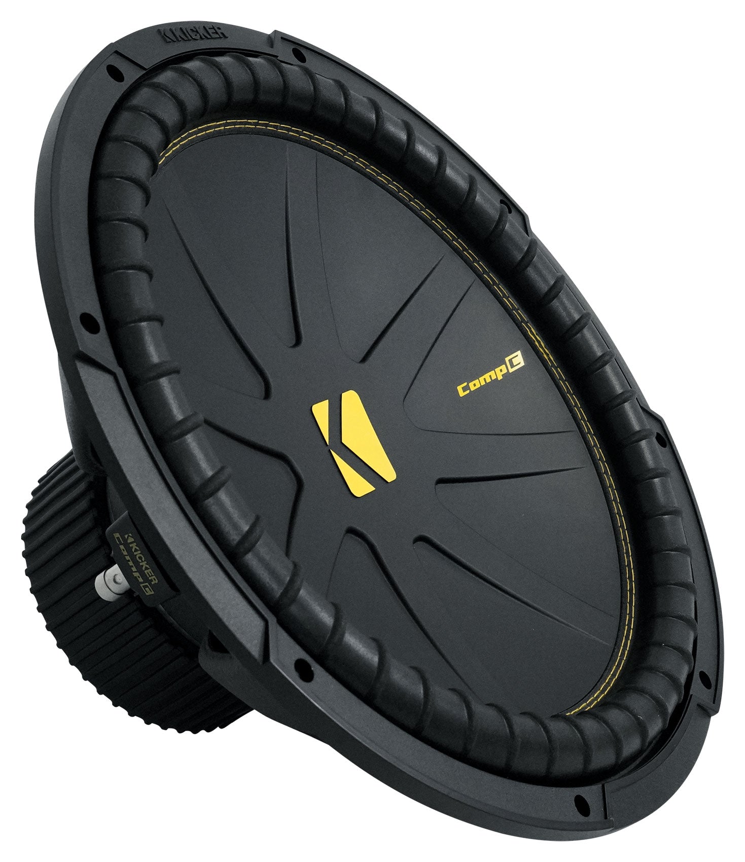 (2) Kicker 50CWCS154 CompC 15" SVC Subwoofers+Sealed Sub Box Enclosure CWCS154