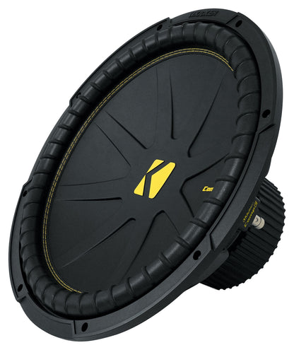 (2) Kicker 50CWCS154 CompC 15" SVC Subwoofers+Sealed Sub Box Enclosure CWCS154