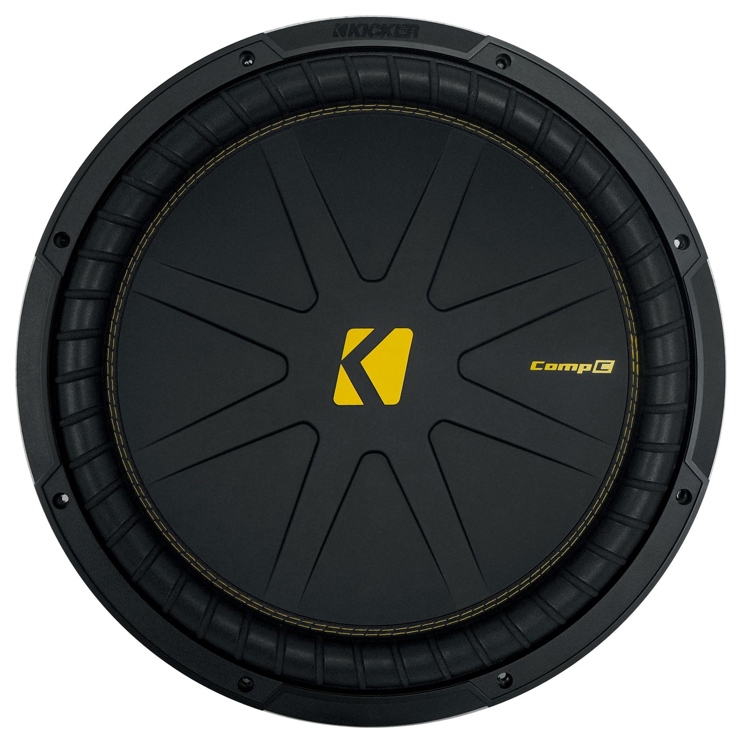 (2) Kicker 50CWCD154 CompC 15" DVC Subwoofers+Sealed Sub Box Enclosure CWCD154