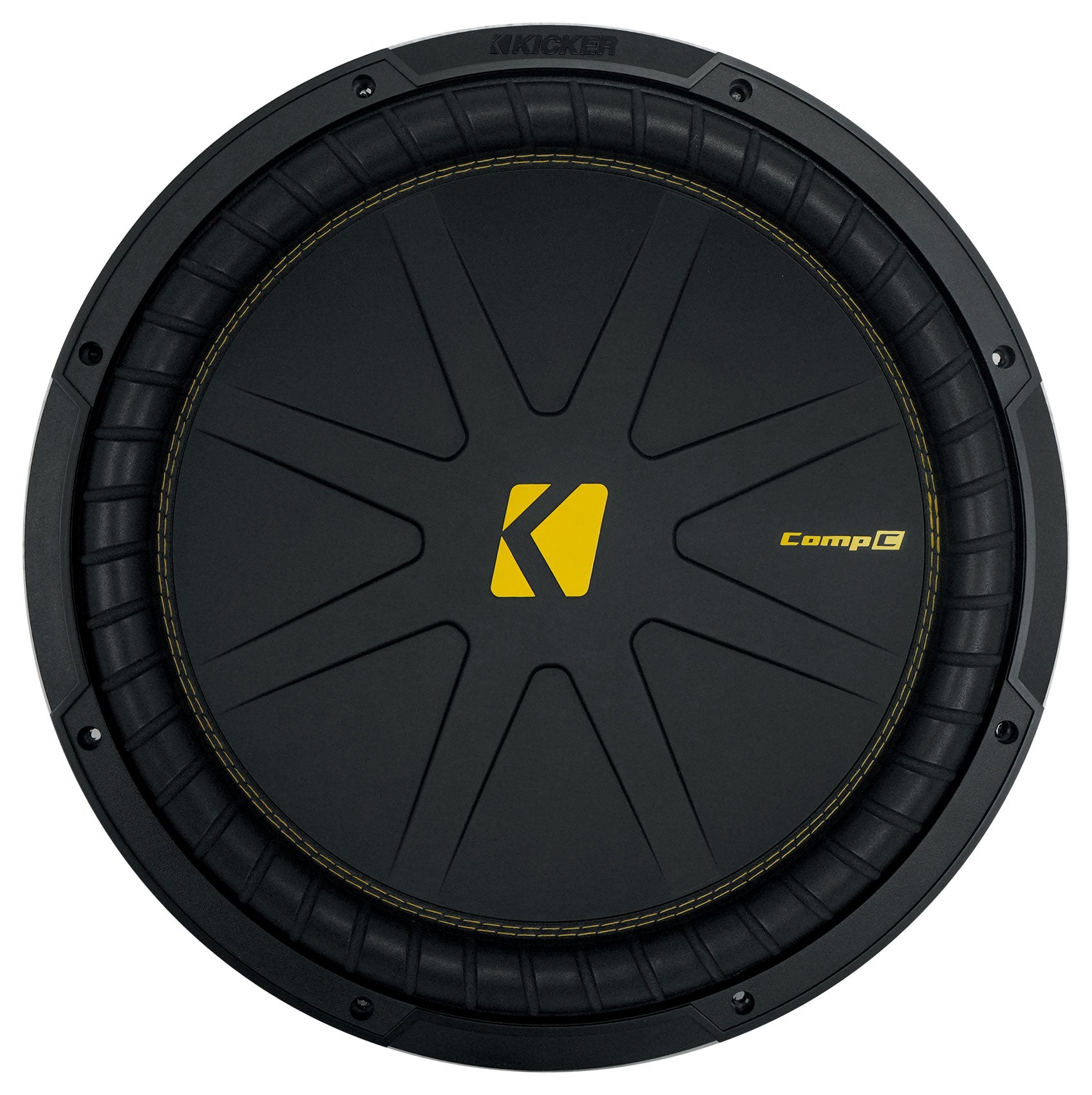 (2) Kicker 50CWCD154 CompC 15" DVC Subwoofers+Sealed Sub Box Enclosure CWCD154