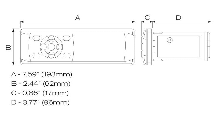 MB Quart MDR2.0 Single DIN Marine/Boat Bluetooth/USB Receiver Radio+Free Boombox