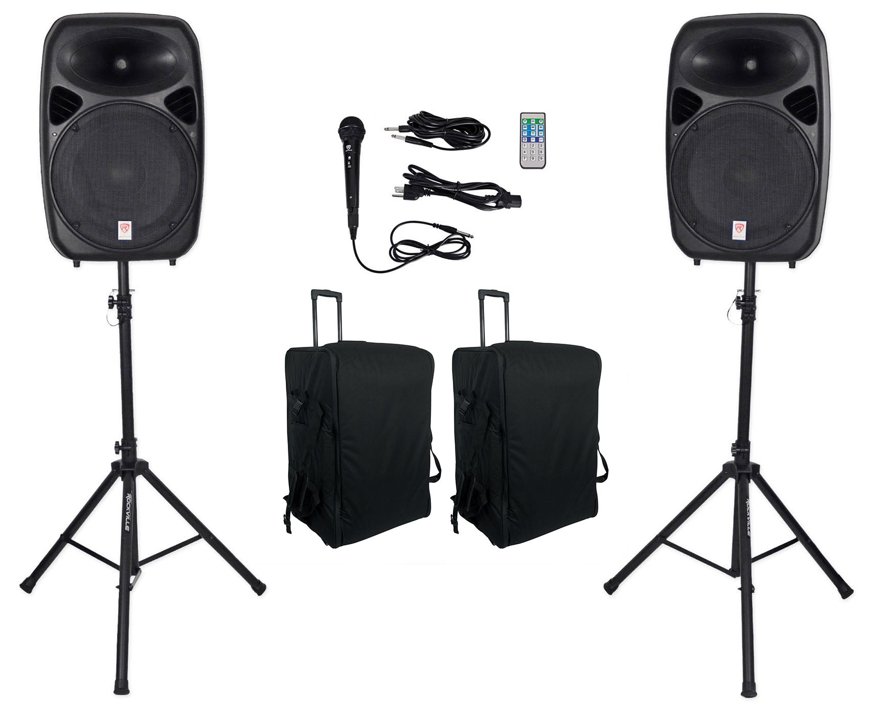 RPG152K Dual 15" System + SB15 v2 Rolling Bags Bundle