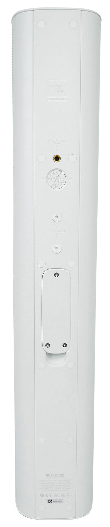 JBL COL600 White 8-Pack + RCS180-6 Amplifier Bundle