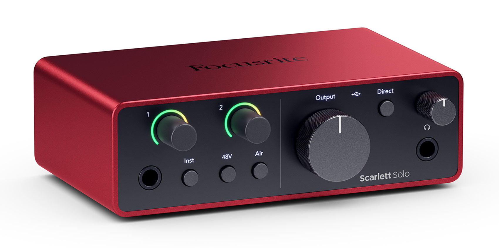 Focusrite Scarlett Solo 4th Gen Studio Recording USB Audio Interface+Microphone