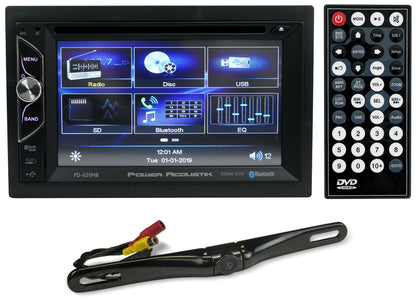 Power Acoustik PD-620HB 6.2” Car Monitor DVD/CD Receiver w/Bluetooth+Back-up Cam