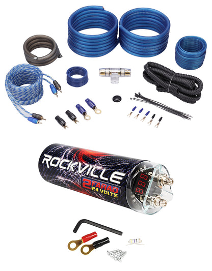 RXC2D + RWK41 4‑Ga Amp Kit Bundle