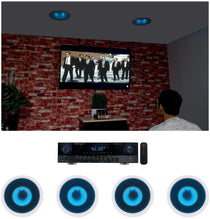 HC65-LED White 4-Pack + SINGMIX 5 Bluetooth Receiver Bundle