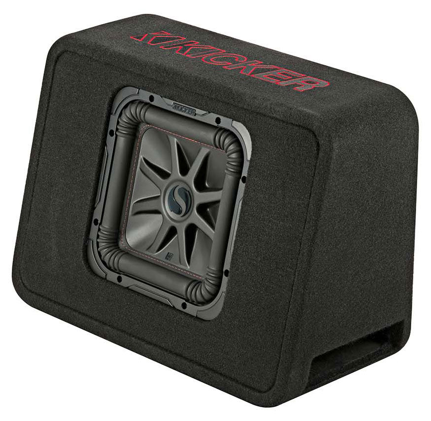 KICKER 45TL7R102 L7R 10" Subwoofer in Truck Box Sub Enclosure+Bluetooth Speaker