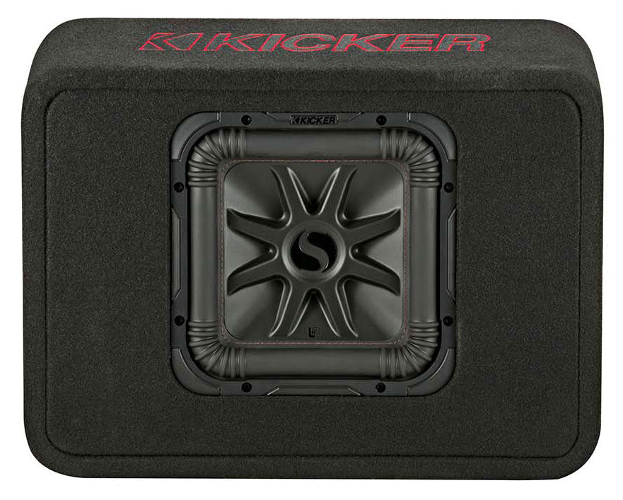 KICKER 45TL7R102 L7R 10" Subwoofer in Truck Box Sub Enclosure+Bluetooth Speaker