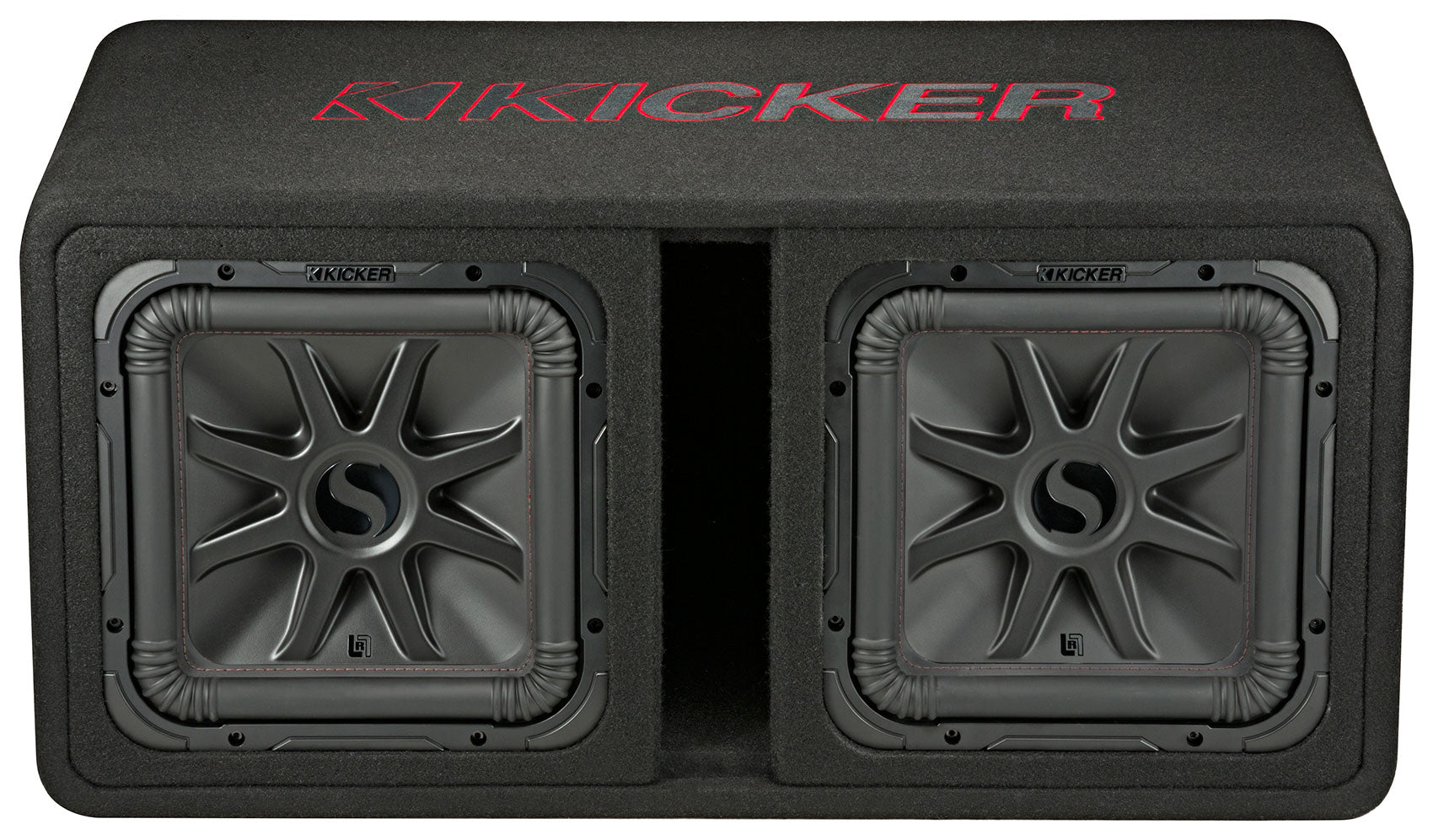 KICKER 45DL7R122 L7R 12" Dual Subwoofers+Vented Sub Box+Mono Amplifier+Amp Kit