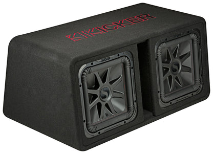 KICKER 45DL7R122 L7R 12" Dual Subwoofers+Vented Sub Box+Mono Amplifier+Amp Kit