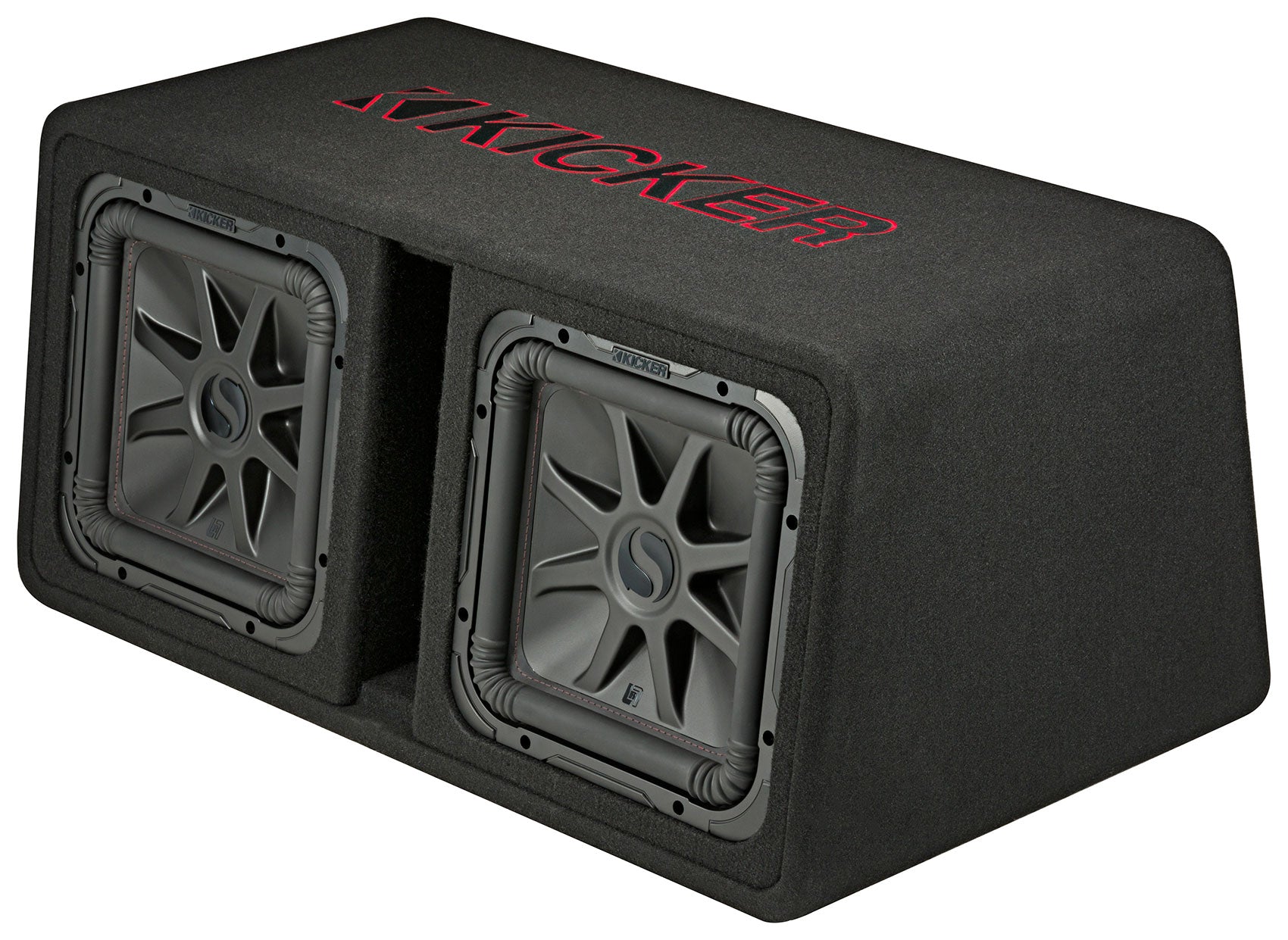 KICKER 45DL7R122 L7R 12" Dual Subwoofers+Vented Sub Box+Mono Amplifier+Amp Kit