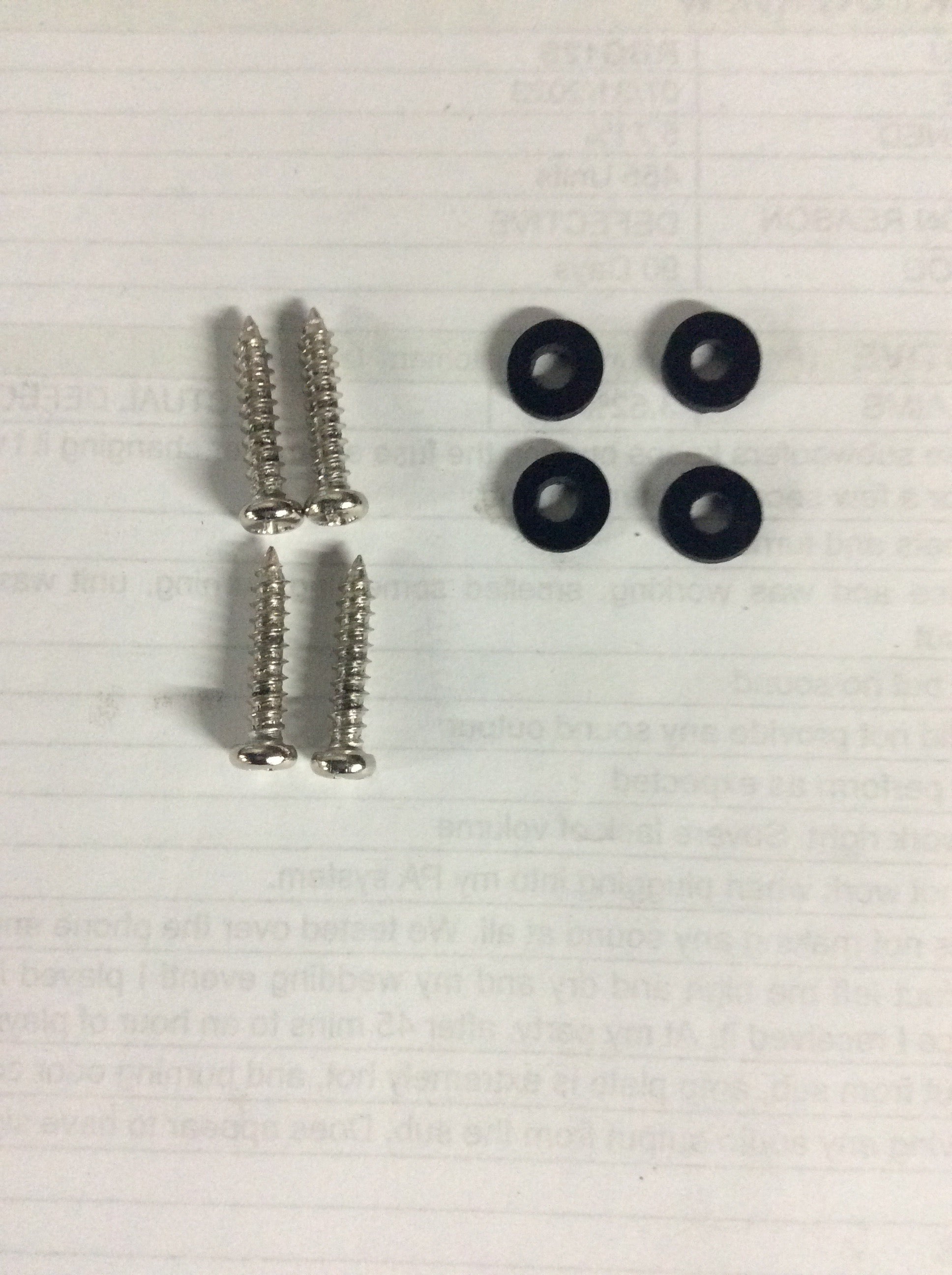 For RXM-F4,RXM-F3,RXA-F1,RXA-F2 (4ch cable) and mounting screws/washers