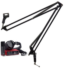 Focusrite Scarlett Solo Studio 4th Gen Recording Interface+Mic+Boom+Pop Filter