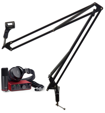 Focusrite Scarlett Solo Studio 4th Gen Recording Interface+Mic+Boom+Pop Filter