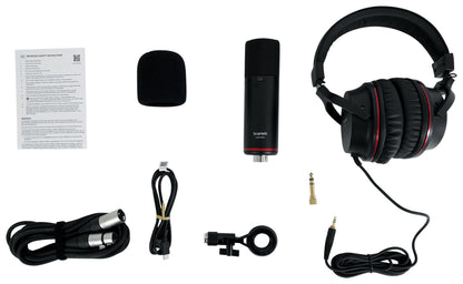 Focusrite Scarlett Solo Studio 4th Gen Recording Interface+Mic+Stand+Pop Filter