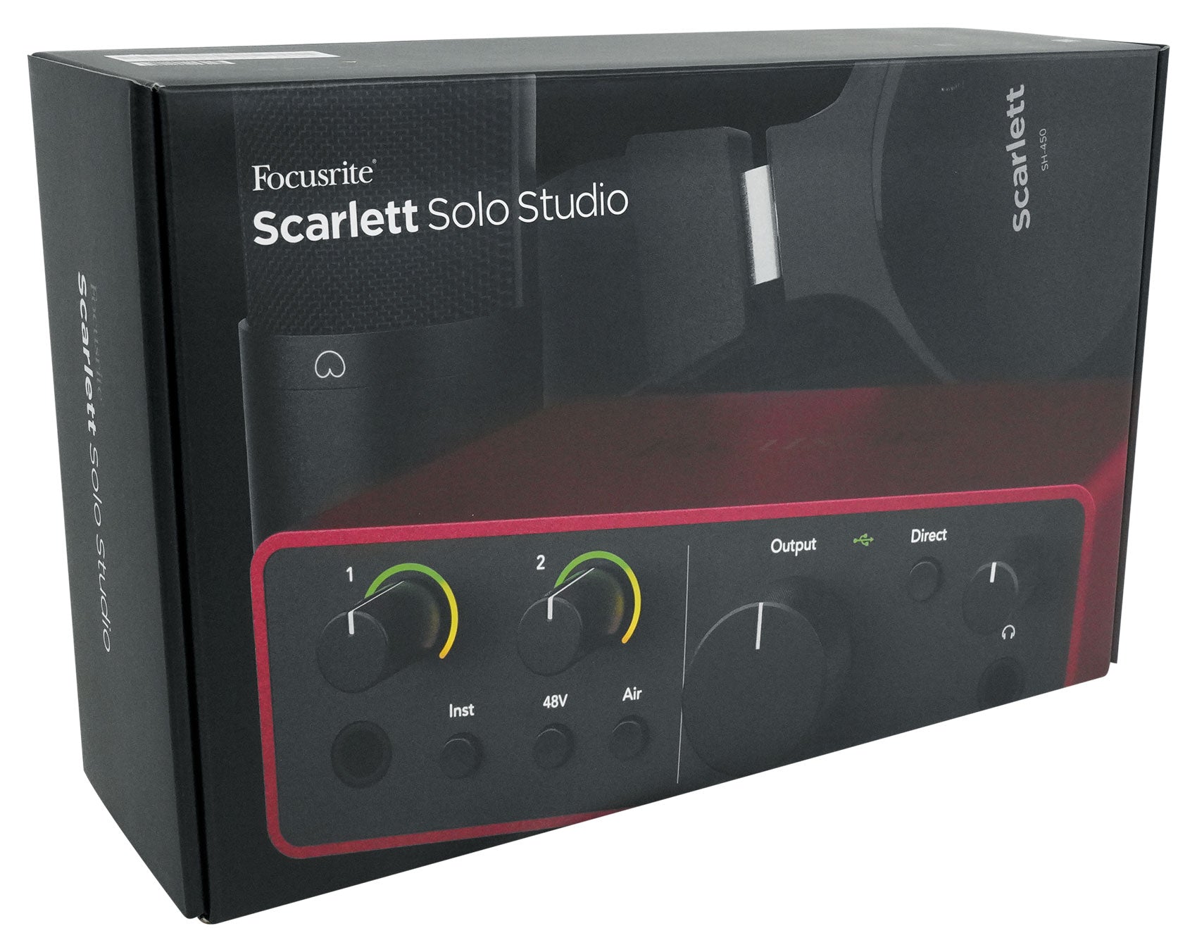 Focusrite Scarlett Solo Studio 4th Gen Recording Interface+Mic+Boom+Pop Filter