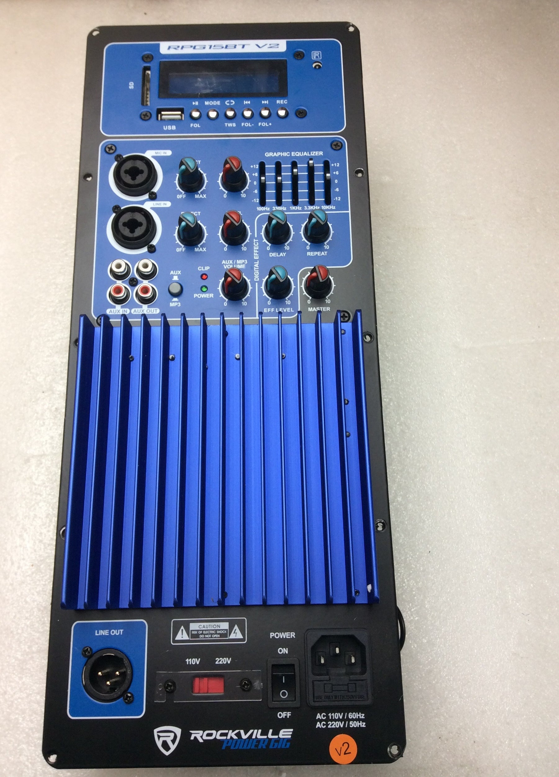 RPG15BT V2 AMP PLATE