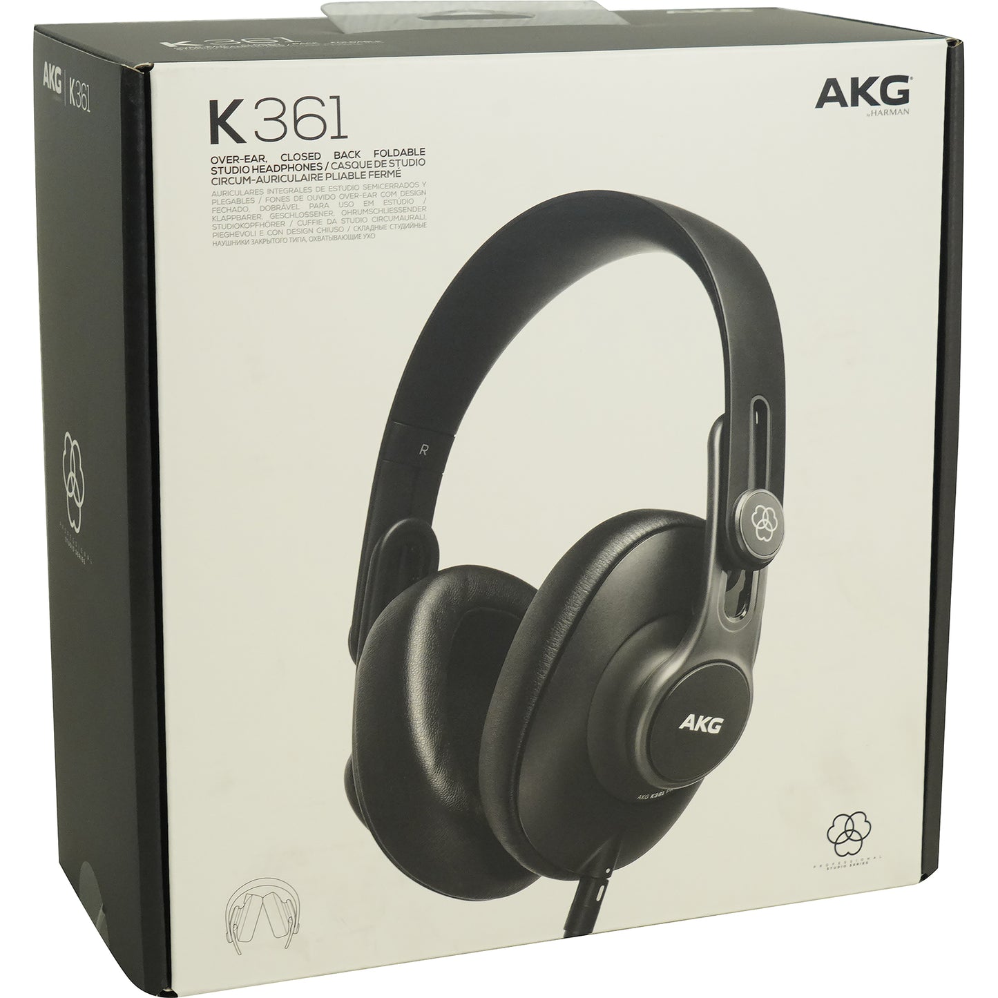 AKG K361 Closed Back Pro Studio Recording Podcasting Headphones+Warm Audio Mic+Stand