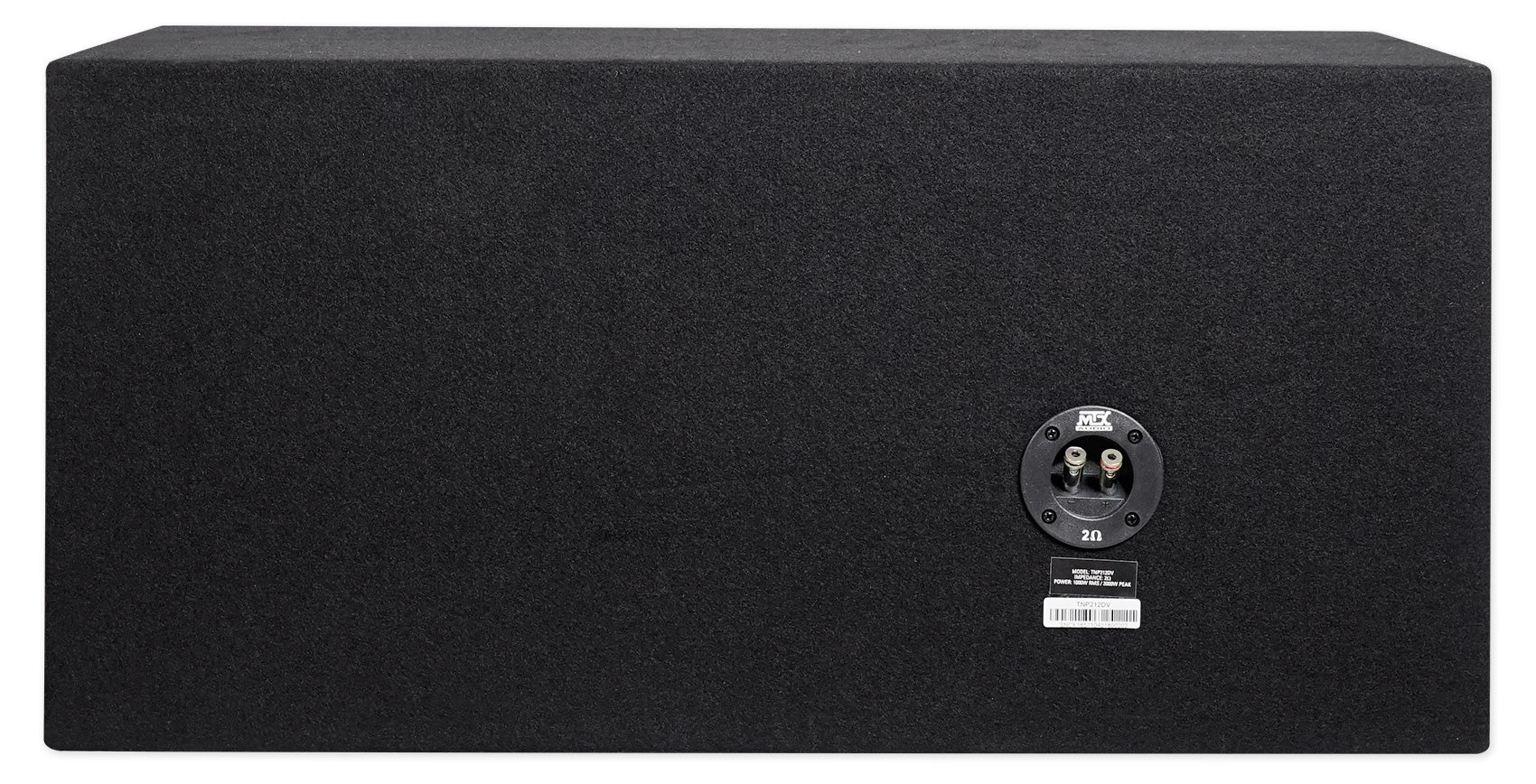 MTX Terminator TNE212DV 1000w Dual 12” Subwoofers+Vented Box+Bluetooth Speaker