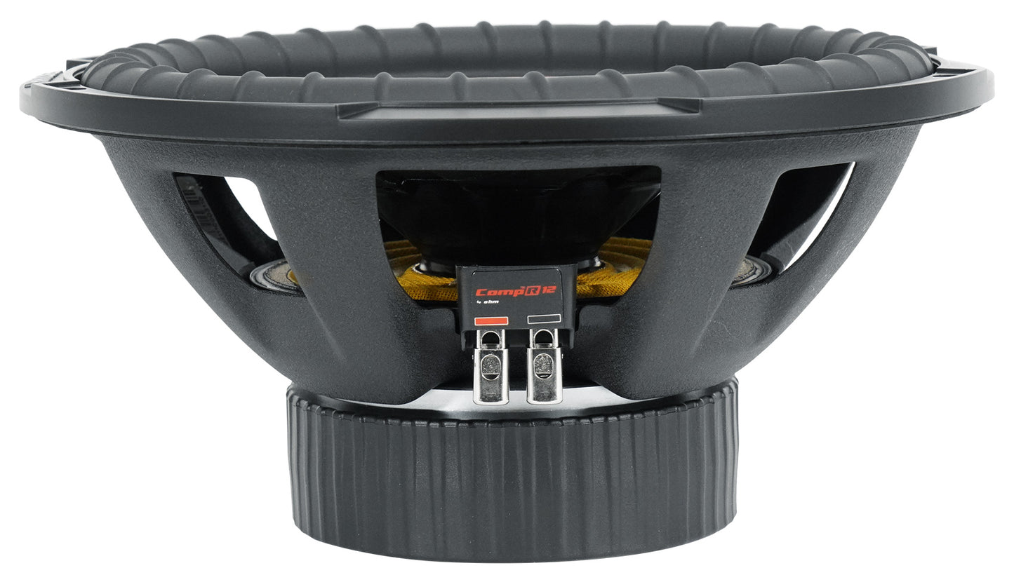 (2) KICKER 48CWR124 CompR 1000w 12" Subwoofers+MTX THUNDER1000.1 Mono Amplifier