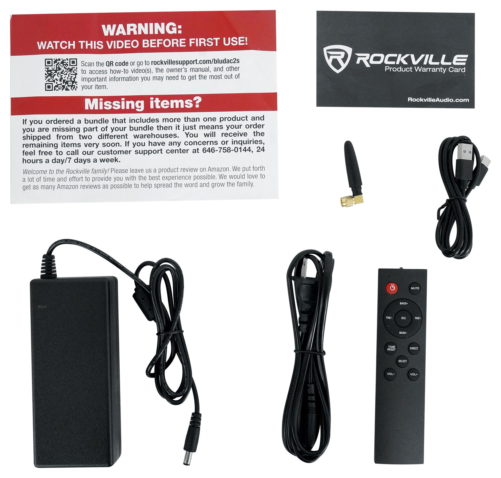 RockTower 64W White 2-Pack + BLUDAC2S Bundle