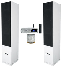 RockTower 64W White 2-Pack + BLUDAC2S Bundle