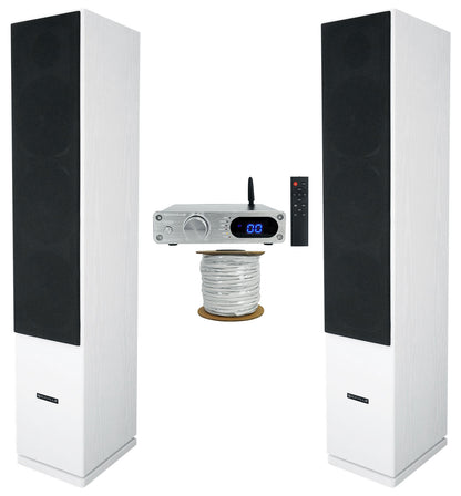 RockTower 64W White 2-Pack + BLUDAC2S Bundle
