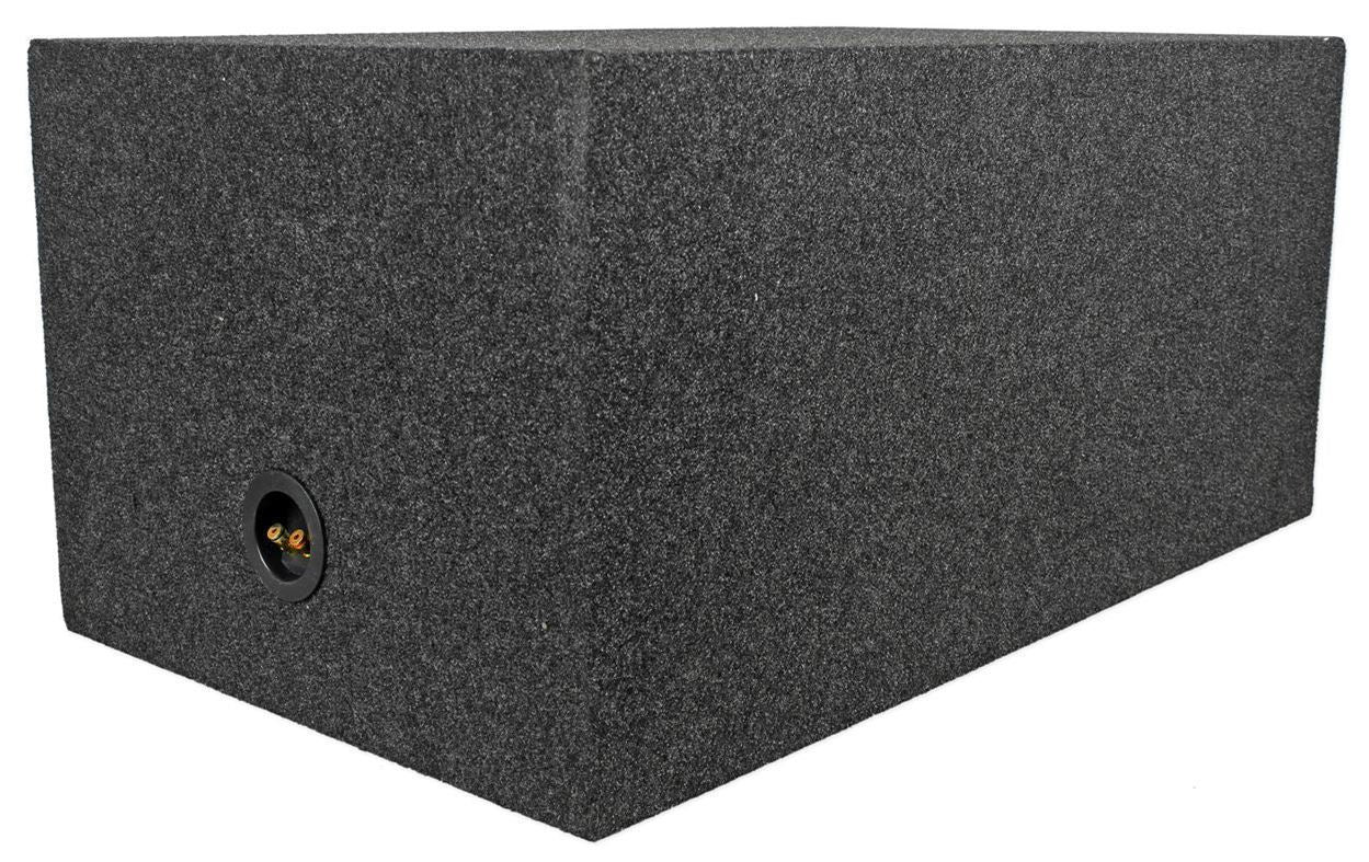 K9 Series 12" D2 V3 Subwoofer 2-Pack + Dual 12" Vented Enclosure Bundle