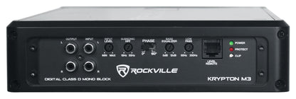 W12K9D2 V3 12" Subwoofer + KRYPTON-M3 Amplifier Bundle