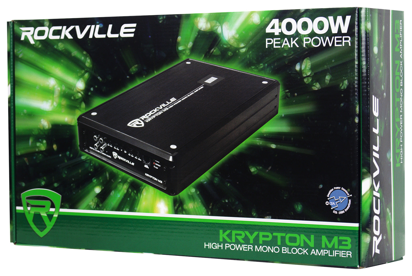 W12K9D2 V3 12" Subwoofer + KRYPTON-M3 Amplifier Bundle