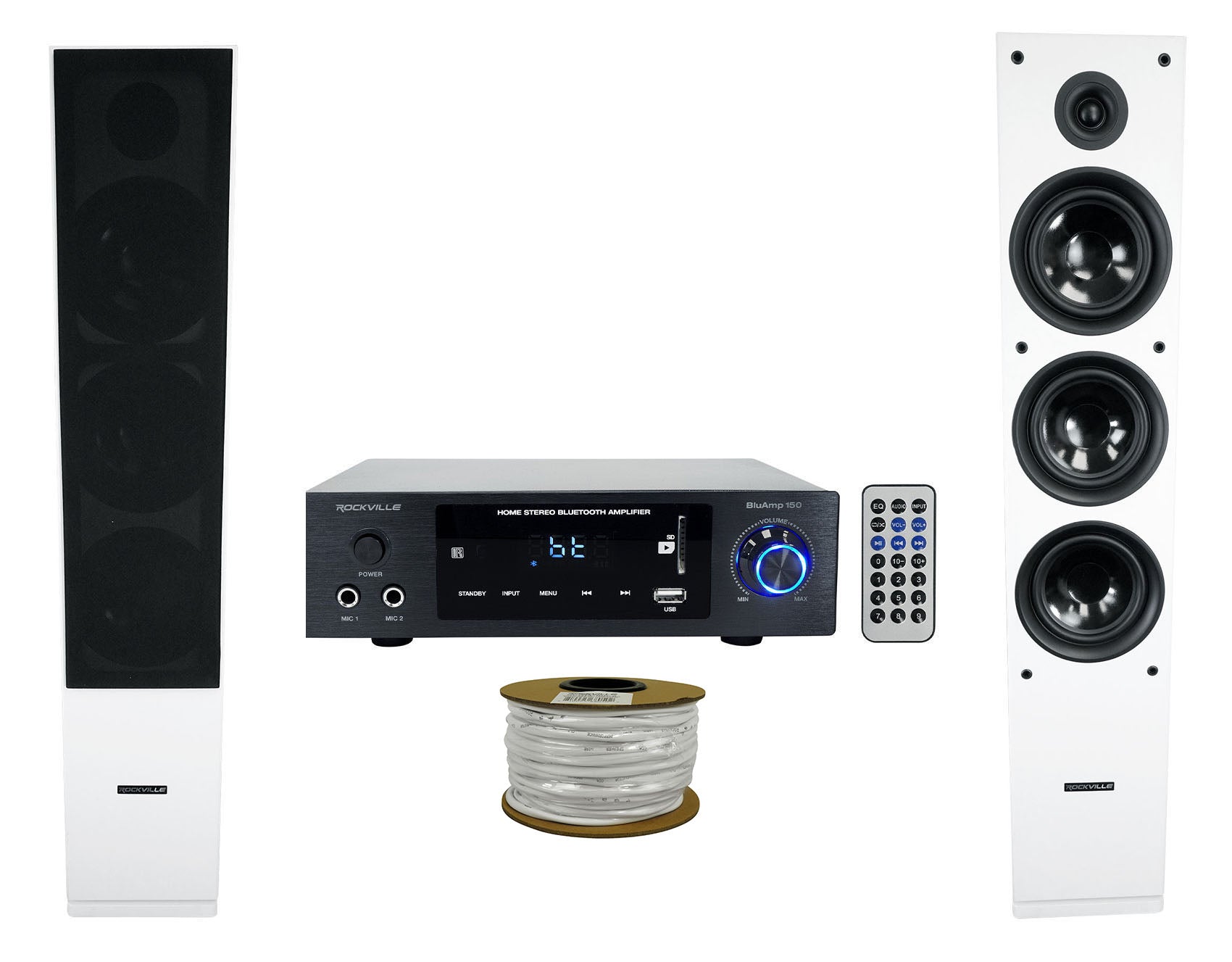 BLUAMP 150 + RockTower 64W White 2-Pack Bundle