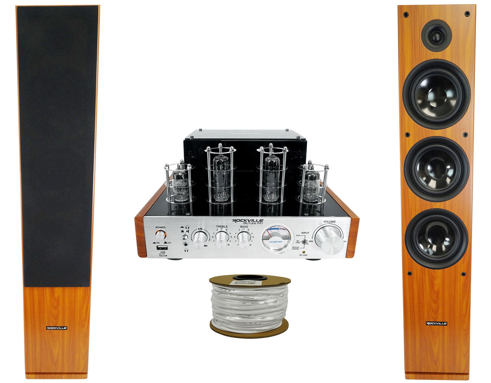 BluTube WD + RockTower 64C Classic Wood 2-Pack Bundle