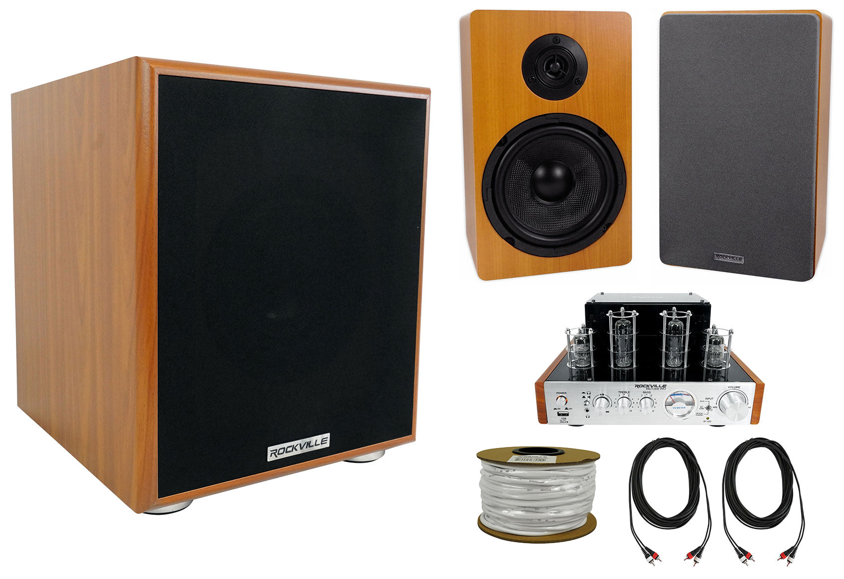 BluTube WD + RockShelf 64C Wood 2-Pack + Rock Shaker 6.5 Bundle