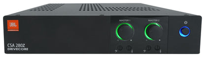 JBL CSA 280Z 2 x 80w Commercial 70v Amplifier+(8) Black 5.25" Ceiling Speakers