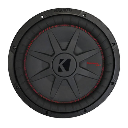 Dual 12" Kicker Subwoofers+Sub Box Enclosure Fits 2019- 2023 Jeep Gladiator