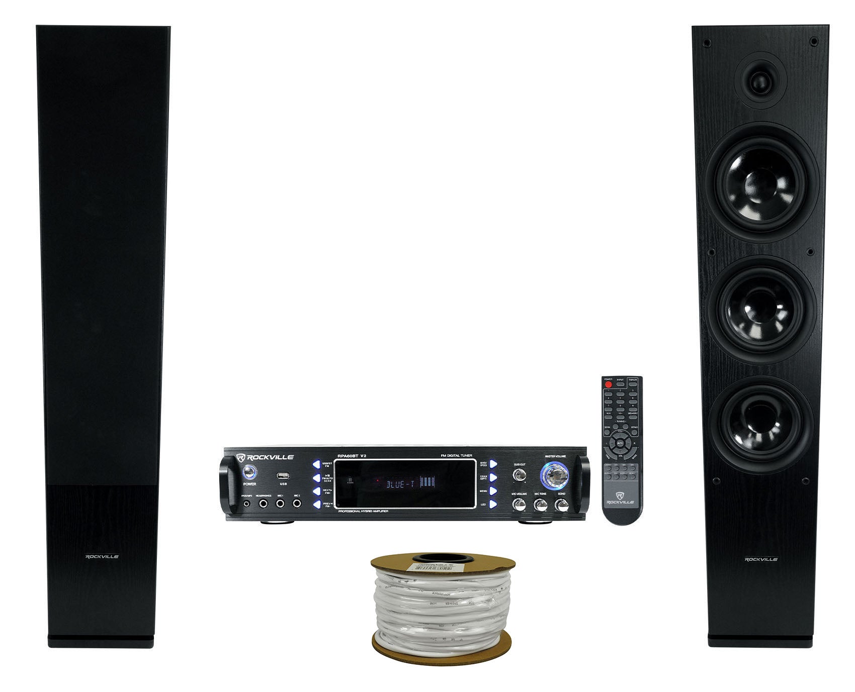 RPA60BT Receiver + RockTower 68B 2-Pack Bundle