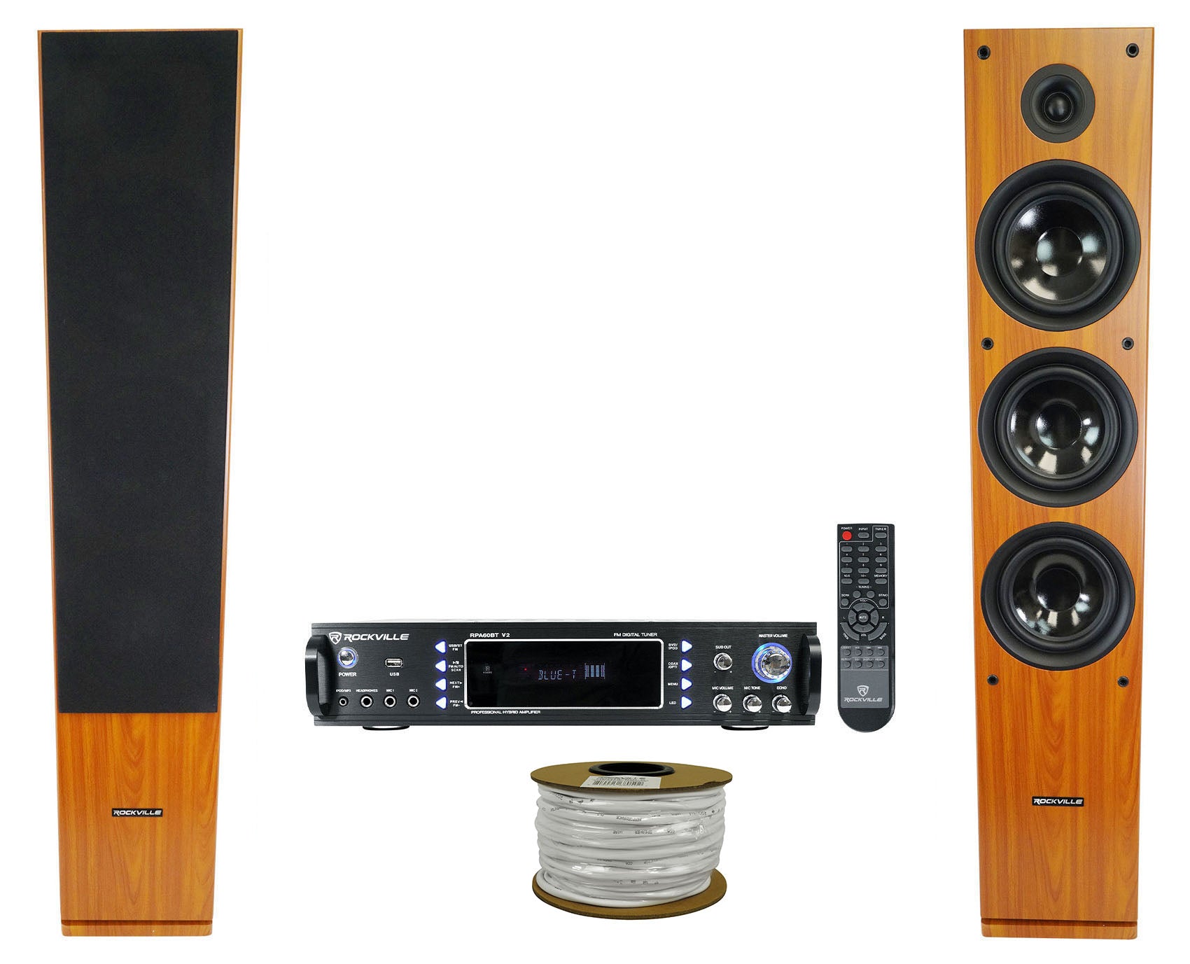 RPA60BT Receiver + RockTower 68C 2-Pack Bundle