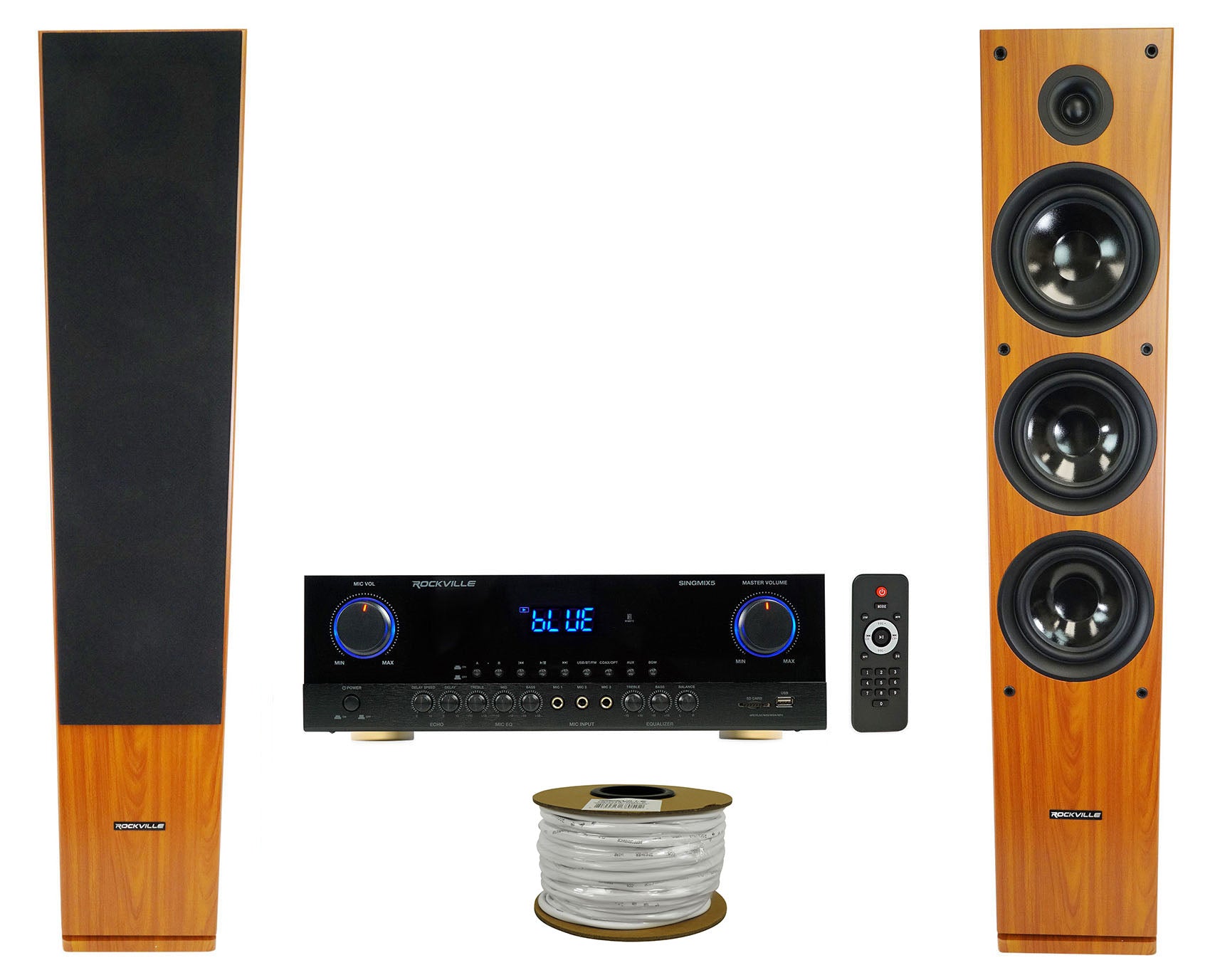 SINGMIX 5 V2 Receiver + RockTower 68C 2-Pack Bundle