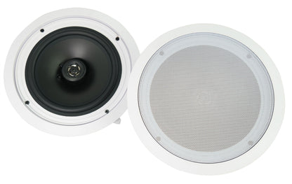 CC80T White 12-Pack + RCS180-6 Amp + Wiim Mini Bundle