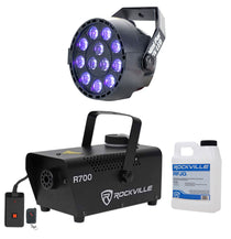 R700 Fog Machine + Mini Par UV LED Bundle