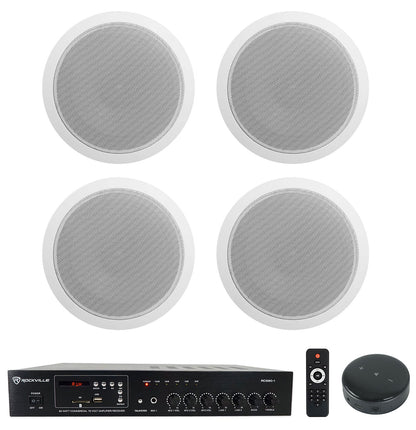RCS80-1 Amplifier + CCL6T White 4-Pack + WiiM Mini Bundle