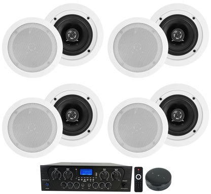 RPA40BT 8-Pack + WiiM Mini Wi‑Fi Receiver Bundle
