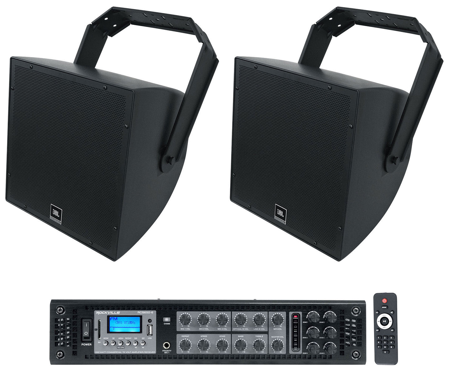 AWC129 Black 2-Pack + RCS650-6 Bundle