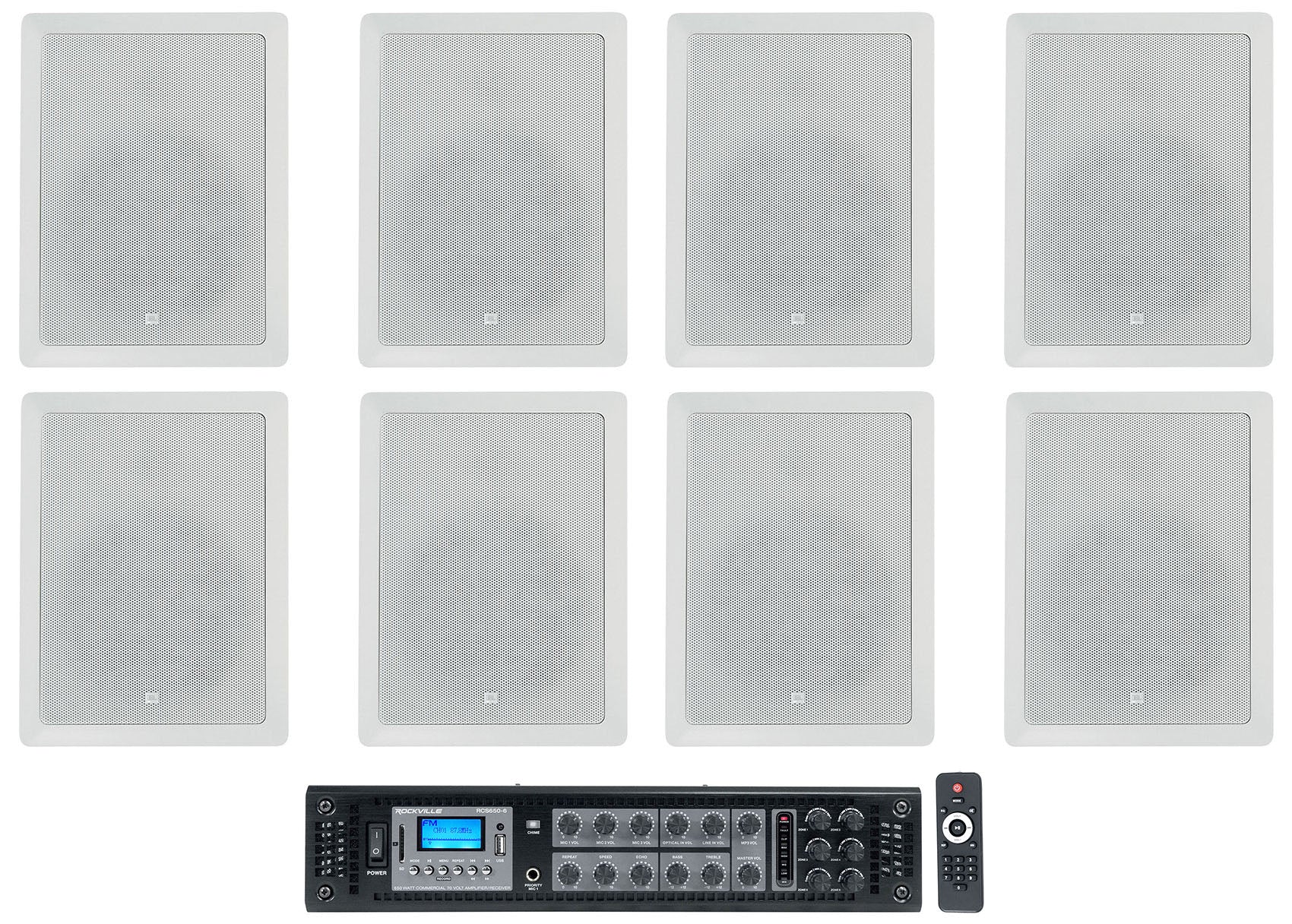 Control 128WT 8-Pack + RCS650-6 Bundle
