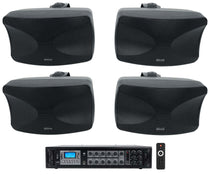 WET-44 PRO Black 4-Pack + RCS180-6 6-Zone 180W Amp Bundle