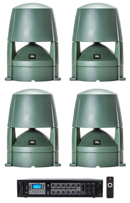 Control 85M Green 4-Pack + RCS180-6 6-Zone 180W Amp Bundle