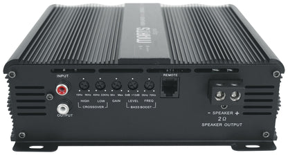 Marts Digital MXD 2000 2 OHM 2000w RMS Mono Car Amplifier+Bass Knob+OFC Amp Kit